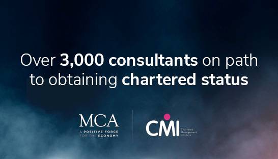 Over 3,000 consultants on path to obtaining chartered status