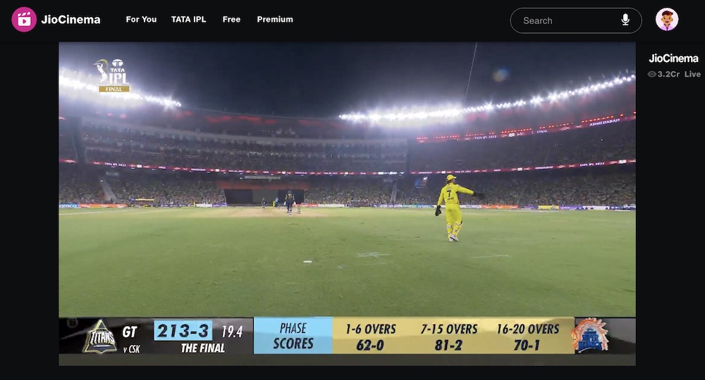 Reliance’s JioCinema breaks world record with free cricket streaming