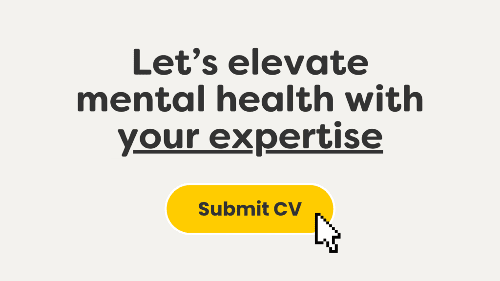 Let's elevate mental health with your expertise. Submit CV. Therapy Culture