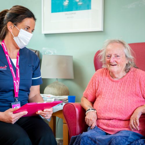 Care assistant or support worker in care home supporting in southwest