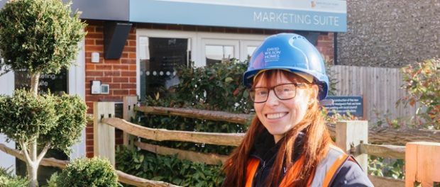 Female carpentry apprentice climbs the ranks of Hampshire housebuilder