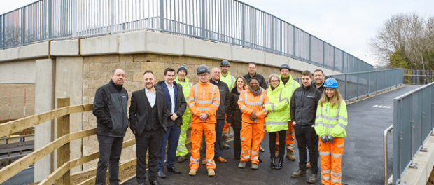 New £6.5 million footbridge improves accessibility in Peterborough