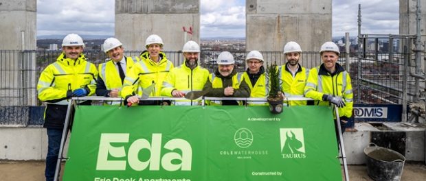 Salford Quays’ Newest BTR Scheme – Eda Tops Out Ahead Of Schedule