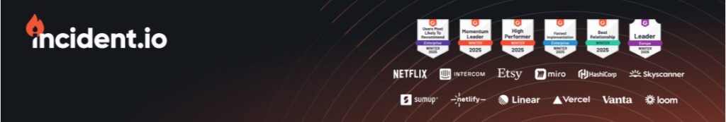 incident.io banner (Source: LinkedIn)