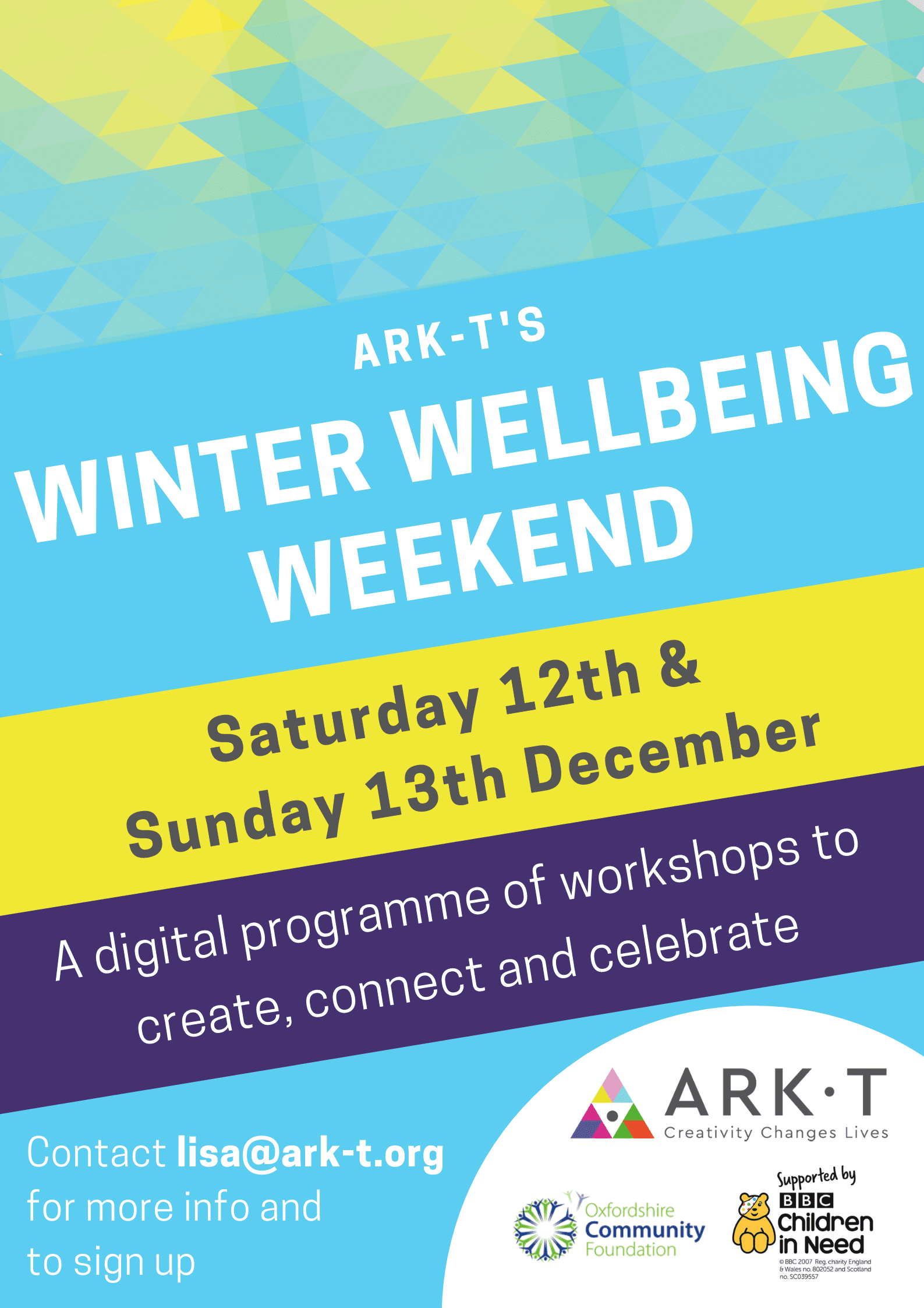 WINTER WELLBEING WEEKEND with Ark-T