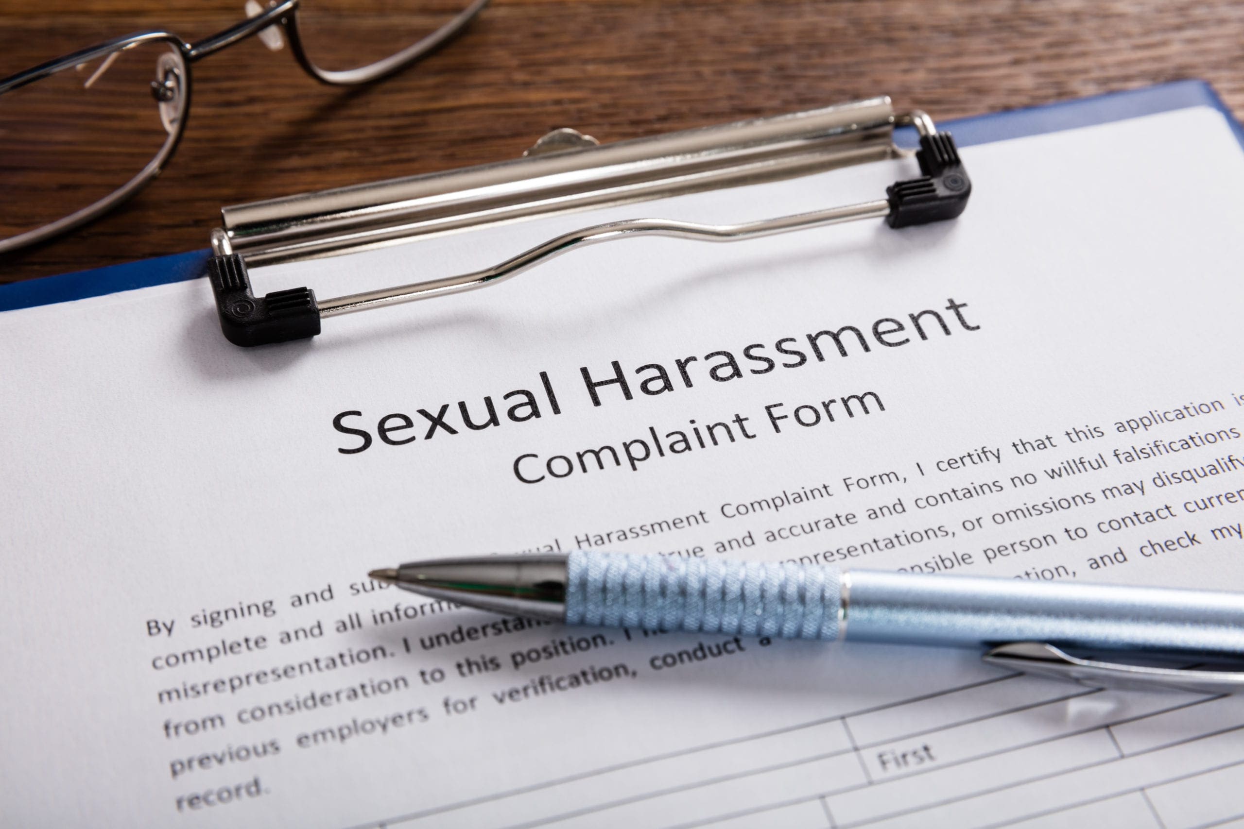 Dealing with sexual harassment in the workplace
