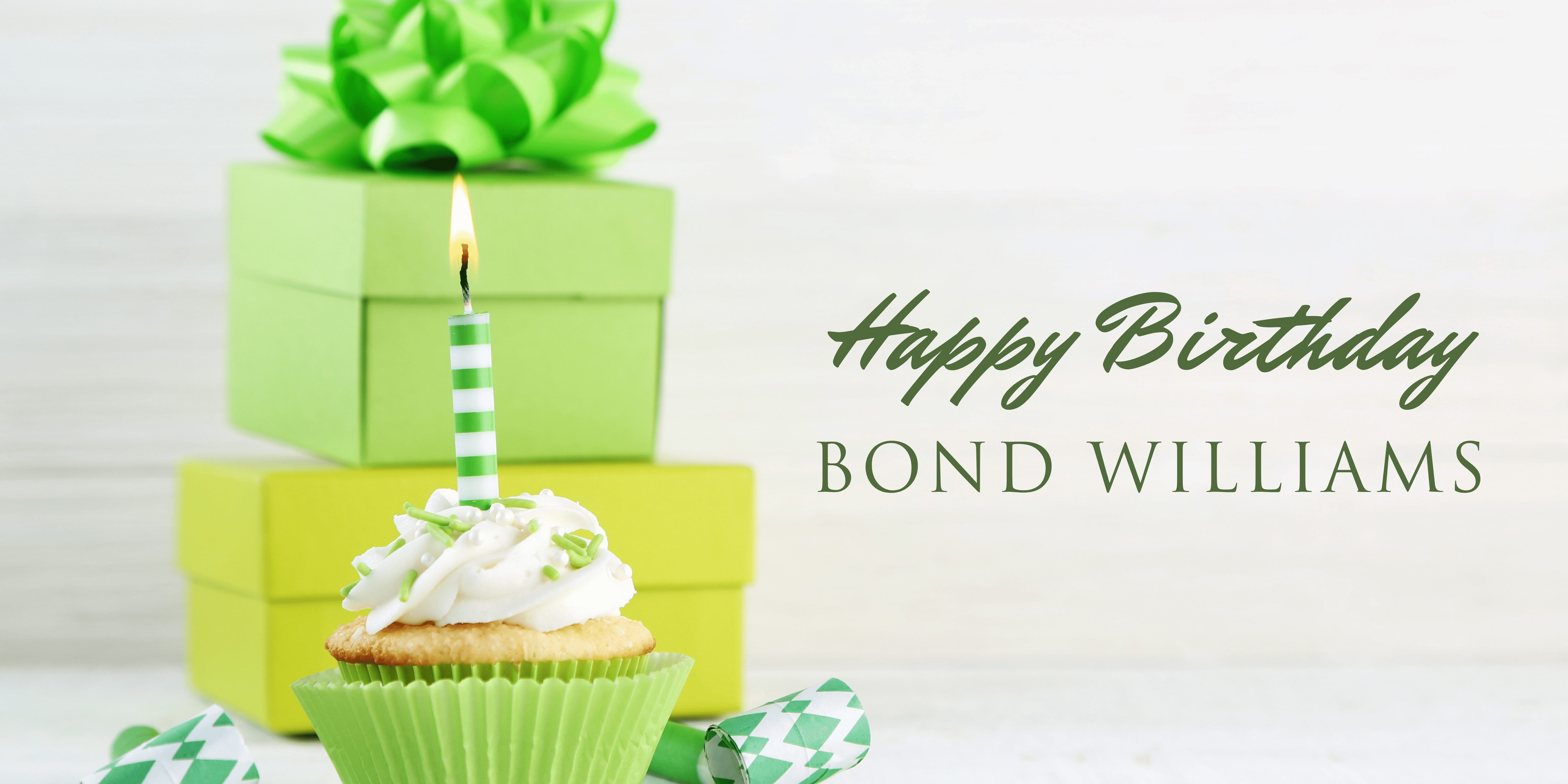 Happy 19th Birthday Bond Williams