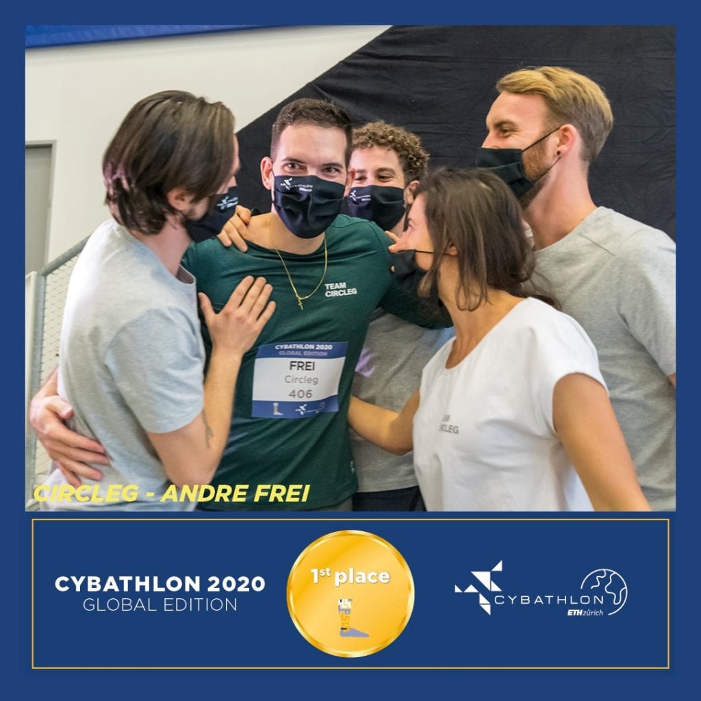 #CYBATHLON2020GlobalEdition winners of the powered leg prosthesis race (with interview)