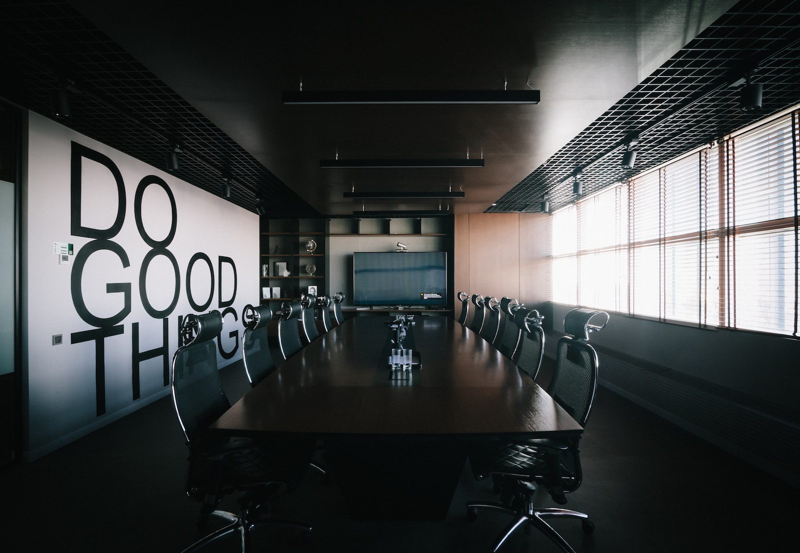 empty conference room